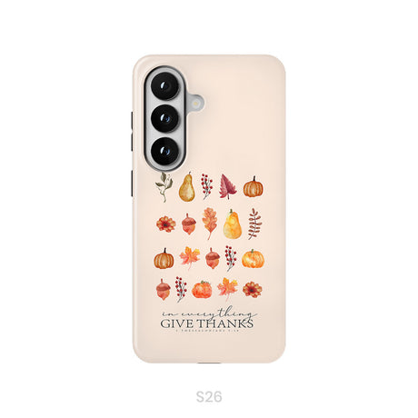 In Everything Give Thanks 1 Thessalonians 5:18, Fall Thanksgiving, Phone Case