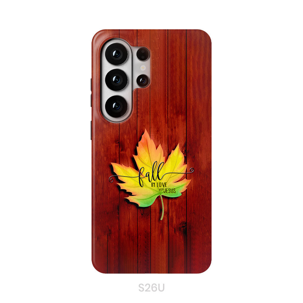 Fall in Love With Jesus Phone Case