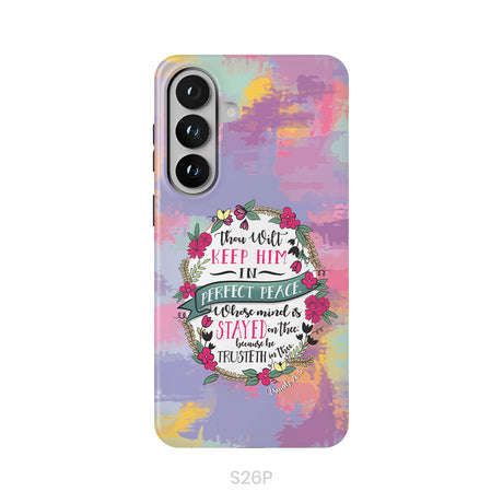 Isaiah 26:3 KJV Thou Wilt Keep Him In Perfect Peace Phone Case