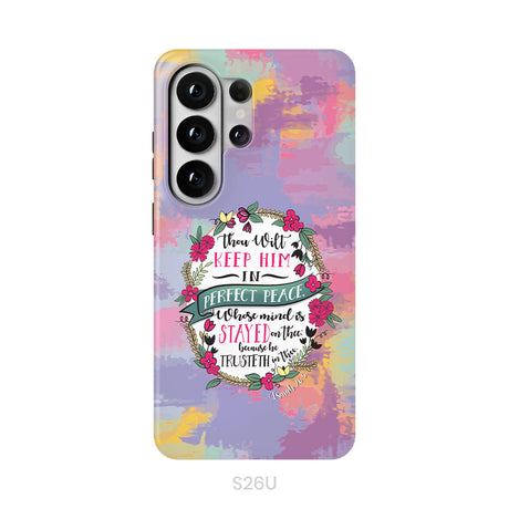 Isaiah 26:3 KJV Thou Wilt Keep Him In Perfect Peace Phone Case