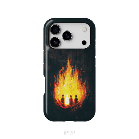 The Fiery Furnace Phone Case (Shadrach, Meshach, Abednego with Son of God)