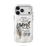 Soar on Wings Like Eagles Isaiah 40:31 Christian Phone Case