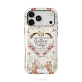 He shall cover you with his feathers Psalm 91:4 phone case
