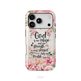 God Is Our Refuge And Strength Psalm 46:1 Bible Verse Phone Case