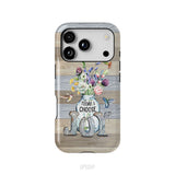 Today I choose joy, hummingbird floral phone case