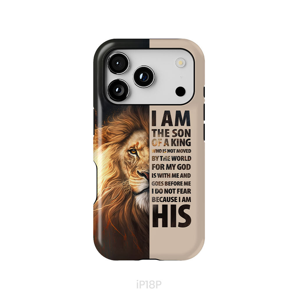 I am the son of a King phone case