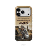 The Devil Saw Me With My Head Down, Woman Warrior of Christ, Phone Case