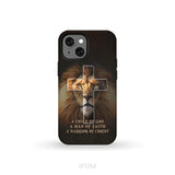 A Child Of God A Man Of Faith A Warrior Of Christ Christian Phone Case iPhone 13 Mini / Tough Case
