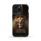 A Child Of God A Man Of Faith A Warrior Of Christ Christian Phone Case iPhone 15 Pro Max / Tough Case