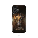 A Child Of God A Man Of Faith A Warrior Of Christ Christian Phone Case iPhone 16 / Tough Case