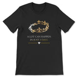 A Lot Can Happen In 3 Days Christian T-shirt Black / S