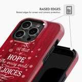 A Thrill of Hope the Weary World Rejoices phone case - Christian Christmas
