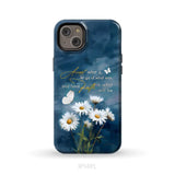 Accept What is Let Go of What Was Daisies and Butterflie Phone Case iPhone 14 Plus / Tough Case