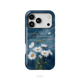 Accept What is Let Go of What Was Daisies and Butterflies Phone Case iPhone 18 Pro / Tough Case