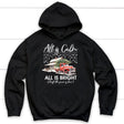 All is calm all is bright hoodie Christian Christmas hoodies Black / S