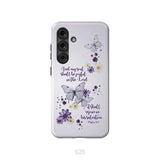 And My Soul Shall Be Joyful in the Lord Psalm 35:9 Phone Case Samsung Galaxy S25 / Tough Case