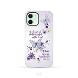 And My Soul Shall Be Joyful in the Lord Psalm 35:9 Phone Case iPhone 12 / Tough