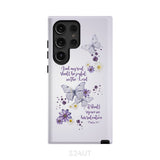 And My Soul Shall Be Joyful in the Lord Psalm 35:9 Phone Case Samsung Galaxy S24 Ultra / Tough