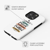 Be joyful in hope patient affliction faithful prayer phone case Christian cases