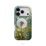 Be Still and Know Dandelion with Butterflies – Psalm 46:10 Christian Phone Case iPhone 18 Pro / Tough Case