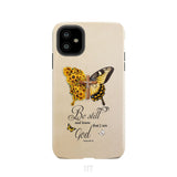 Be Still and Know Psalm 46:10 Faith Cross Butterfly Phone Case iPhone 11 / Tough