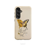 Be Still and Know Psalm 46:10 Faith Cross Butterfly Phone Case Samsung Galaxy S24 / Tough