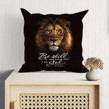 Be still and know that I am God Psalm 46:10 Christian pillow