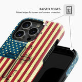 Beautiful American Flag cross phone case