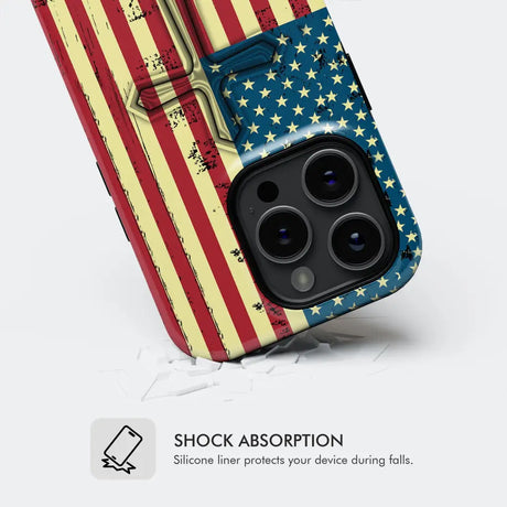 Beautiful American Flag cross phone case