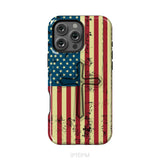Beautiful American Flag cross phone case iPhone 16 Pro Max / Tough Case
