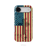 Beautiful American Flag cross phone case iPhone 17 Air / Tough Case