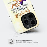 Bible Verse phone cases: Be still and know that I am God butterfly sunflower case