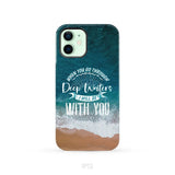 Bible verse phone cases: Isaiah 43:2 When you go through deep waters phone case iPhone 12 / Tough Case