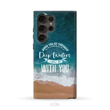 Bible verse phone cases: Isaiah 43:2 When you go through deep waters phone case Samsung Galaxy S23 Ultra / Tough Case