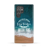 Bible verse phone cases: Isaiah 43:2 When you go through deep waters phone case Samsung Galaxy S22 Ultra / Tough Case
