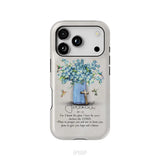 Bible Verse Phone Cases: Jeremiah 29:11 NIV Hummingbird Flowers Phone Case iPhone 18 Pro / Tough Case