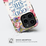 Bible verse phone cases: Psalm 46:5 God is within her she will not fall case