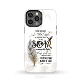 Soar on Wings Like Eagles Isaiah 40:31 Christian Phone Case iPhone 13 Pro Max / Tough