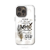 Soar on Wings Like Eagles Isaiah 40:31 Christian Phone Case iPhone 14 Pro Max / Tough