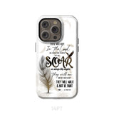 Soar on Wings Like Eagles Isaiah 40:31 Christian Phone Case iPhone 14 Pro / Tough