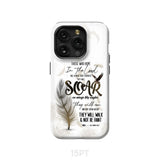 Soar on Wings Like Eagles Isaiah 40:31 Christian Phone Case iPhone 15 Pro / Tough