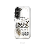 Soar on Wings Like Eagles Isaiah 40:31 Christian Phone Case Samsung Galaxy S23 (Not for FE) / Tough