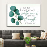 Faith-based Scripture wall decor with "But the Lord stood with me," a meaningful Christian and religious gift.