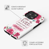 But the Lord stood with me and give strength 2 Timothy 4:17 phone case