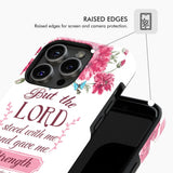 But the Lord stood with me and give strength 2 Timothy 4:17 phone case