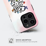 Butterflies Be still and know that I am God phone case