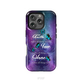 Butterfly Faith Makes All Things Possible Christian Phone Case iPhone 16 Pro / Tough Case