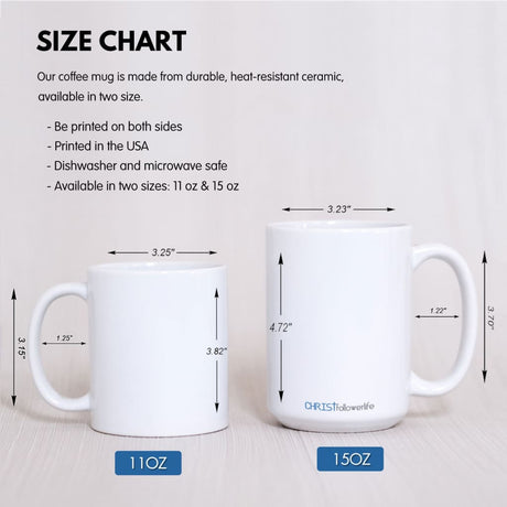 Size Chart - Mug White