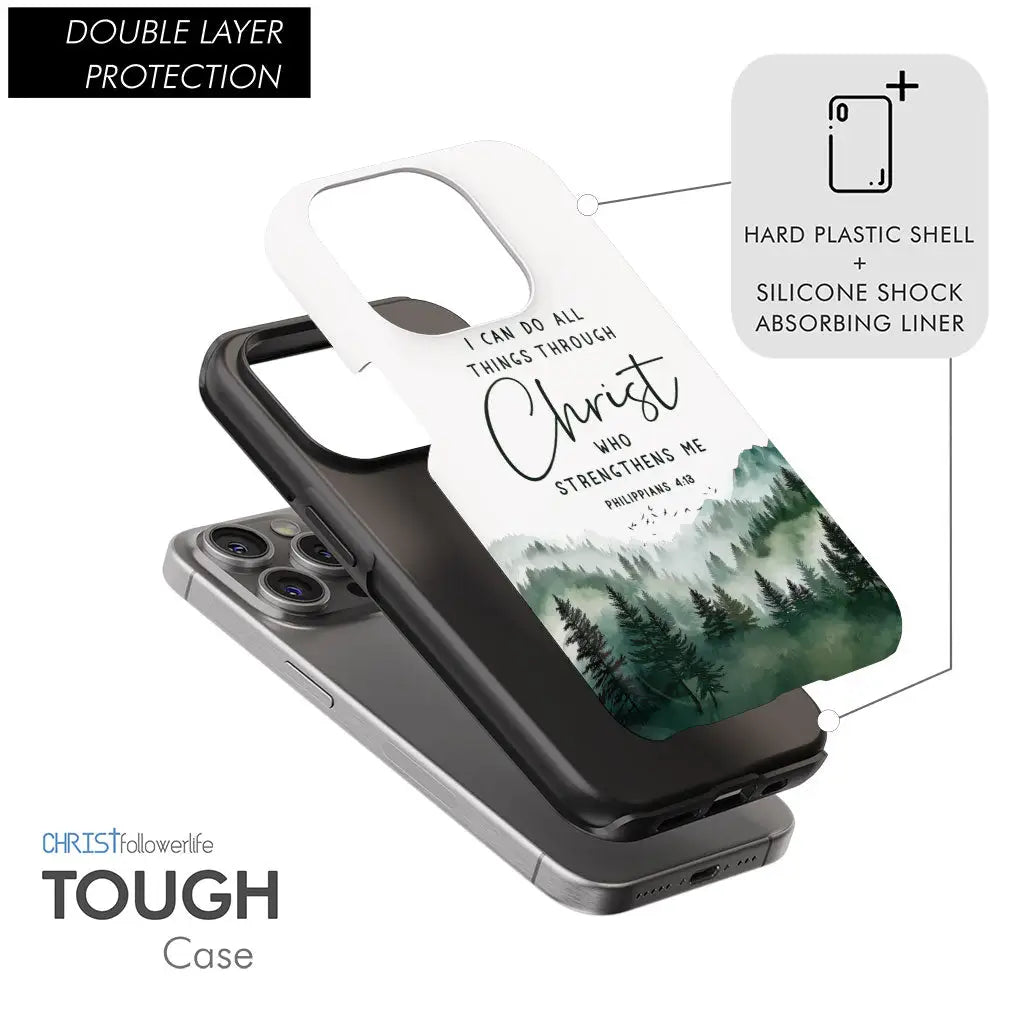 Christian phone case Philippians 4:13 I can do all things through Christ