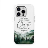 Christian phone case Philippians 4:13 I can do all things through Christ